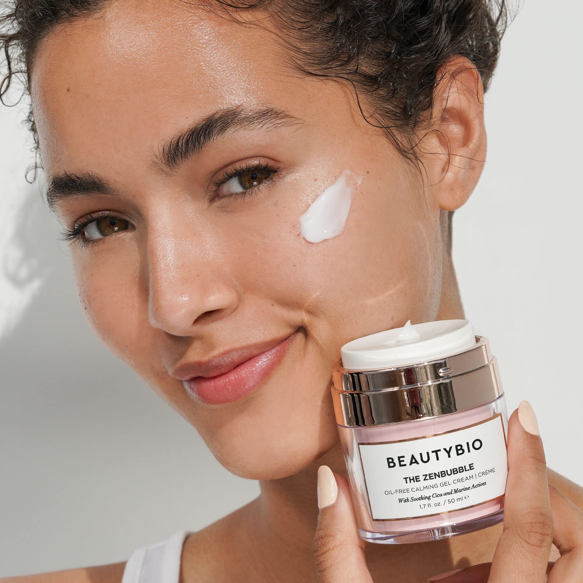 BeautyBio Zenbubble Gel Cream. Helps reduce the visible effects of stress: redness, breakouts, accelerated wrinkling, excessive dryness and enlarged pores, 1 ct.